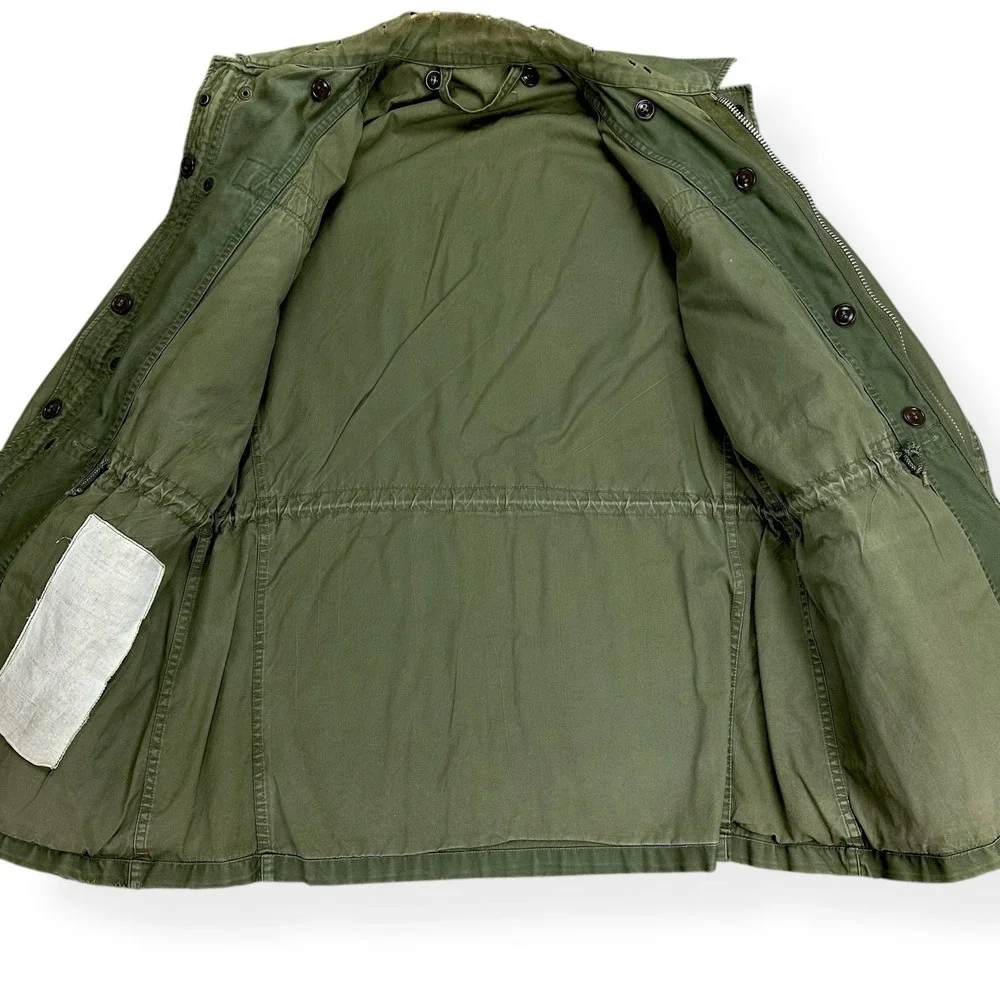 Vintage US Army M-1951 OG 107 Field Jacket Size Medium Olive‎ Green 50s M51 Rare